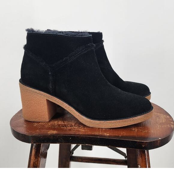 New‎ UGG Women's Kasen Ankle Boot Bootie | Black Size 8 - Picture 2 of 10